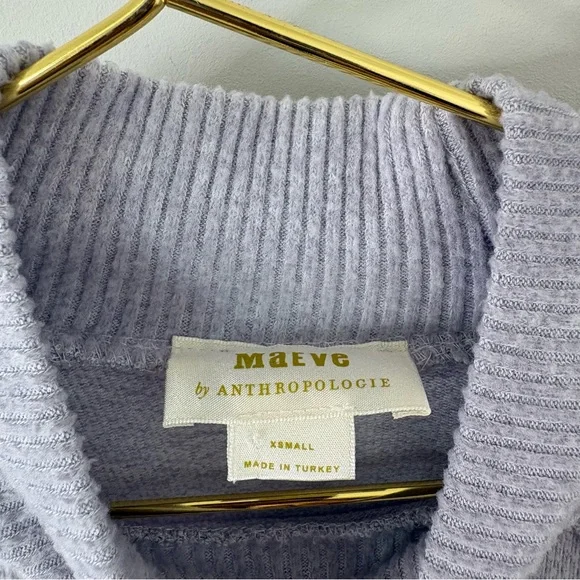 Anthropologie Maeve Laney Marled Cowl Neck Pullover Sweater - Picture 3 of 6